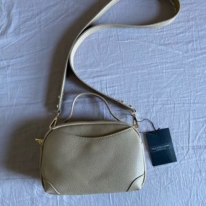 Valentina Fiore Italian Leather Crossbody Bag